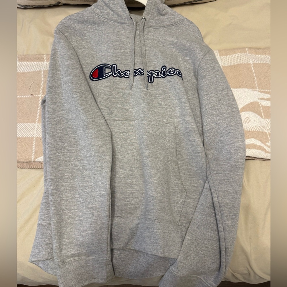 Champion Gray Sweatshirt Classic Casual Fit